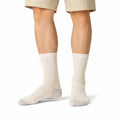 Calze sportive 35-38 in maglia beige a coste per uso quotidiano