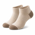 Calzini alla caviglia 39-42 in tessuto a maglia beige marrone per sport
