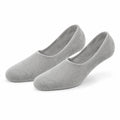 Calze corte 39-42 in tessuto a maglia grigio chiaro - traspiranti stile minimal