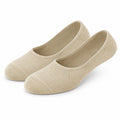 Calze fantasmino 35-38 in tessuto a maglia beige - leggere e traspiranti