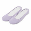 Calzini fantasmini 35-38 in maglia lilla - modello ballerina elasticizzato