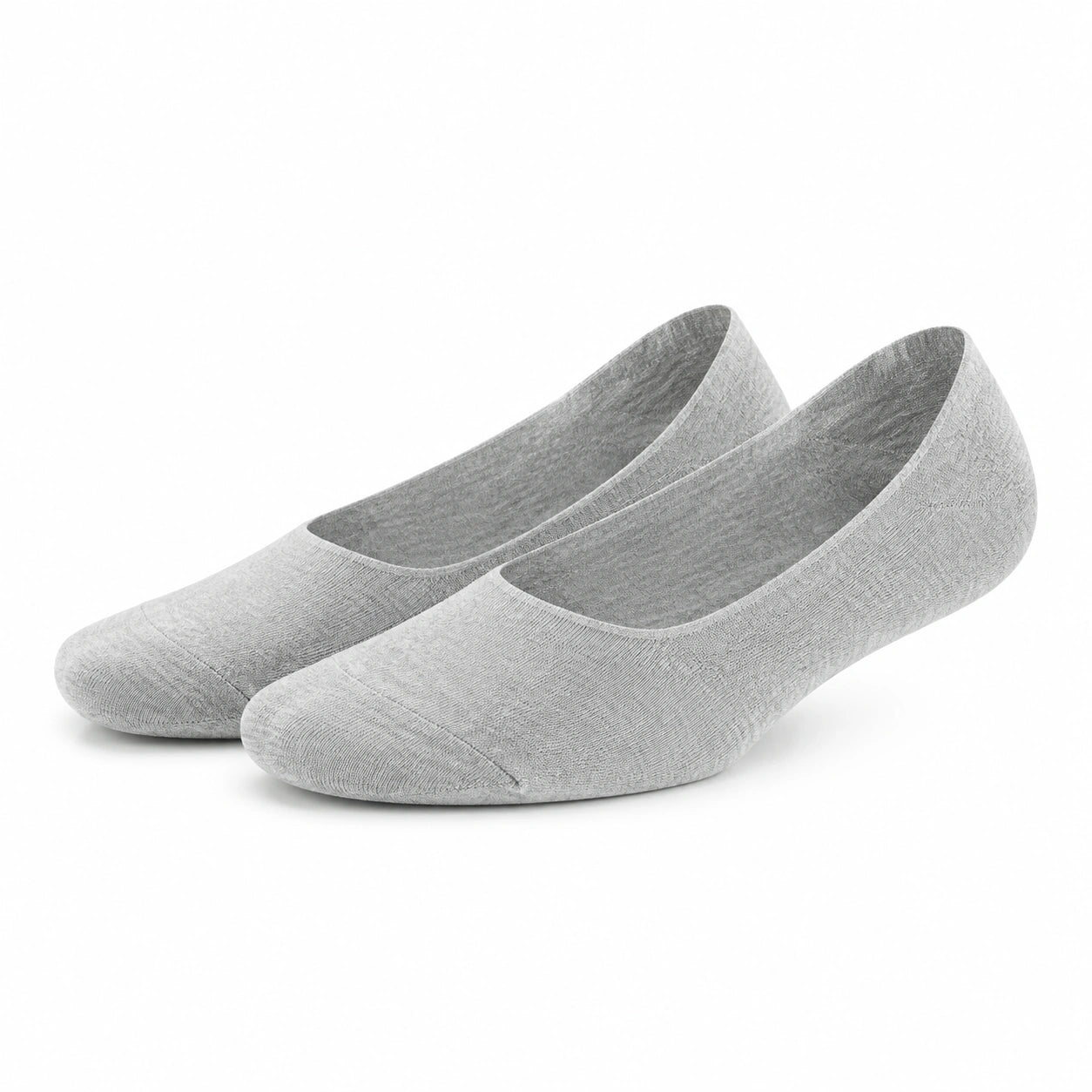 Calzini invisibili 35-38 in tessuto grigio per scarpe basse - profilo basso