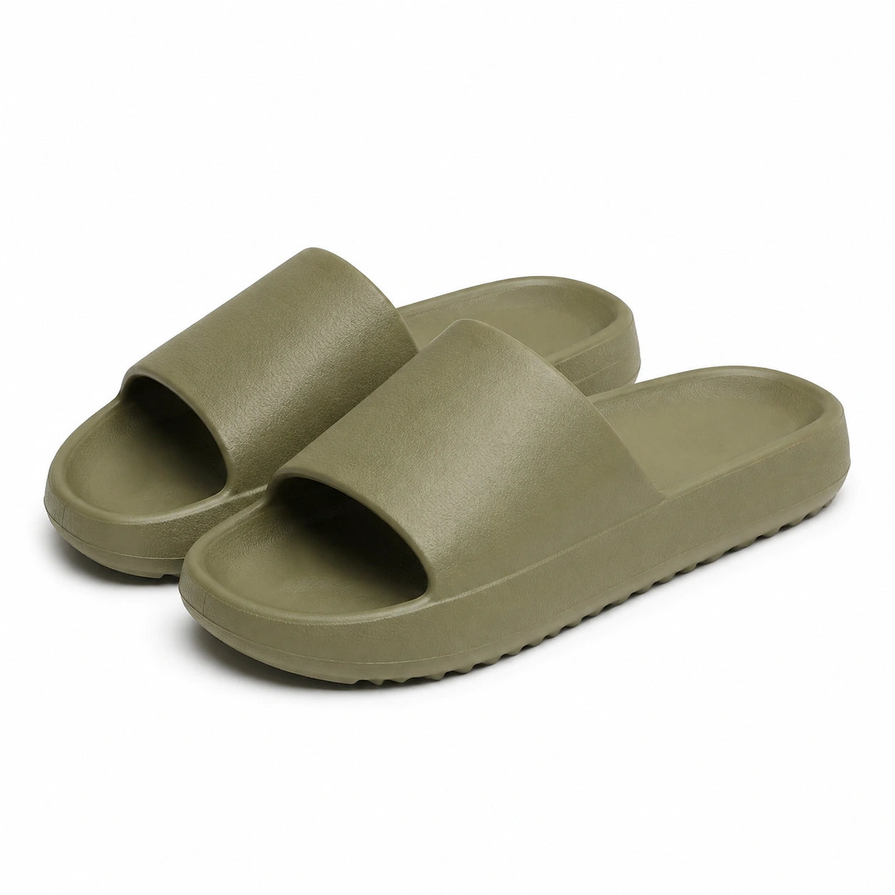 Ciabatte 42/43 in EVA verde oliva - aperte leggere con suola antiscivolo