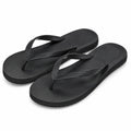 Infradito 42/43 nere in materiale sintetico - suola sagomata per mare e piscina