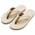 Infradito 40/41 in tessuto e gomma beige marrone - casual estive