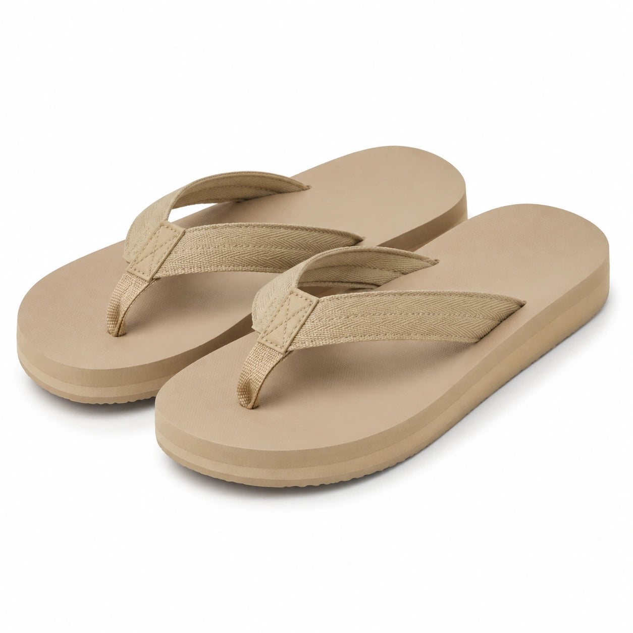 Infradito 38/39 beige in materiale sintetico con suola leggera